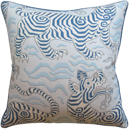 Ryan Studio 22 x 22 Tibet Pale Blue Pillow Pillows 133-5039