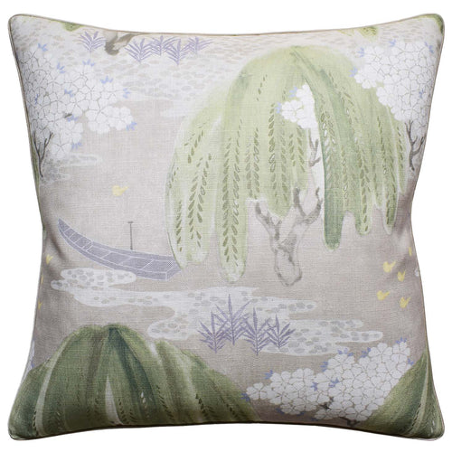 Ryan Studio 22 x 22 Willow Tree Beige Pillow Pillows 133-3332