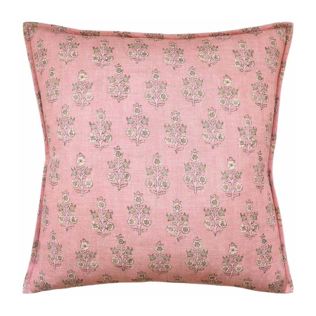 Ryan Studio Blush / 22 x 22 Poppy Sprig Pillow Pillows 133-3743