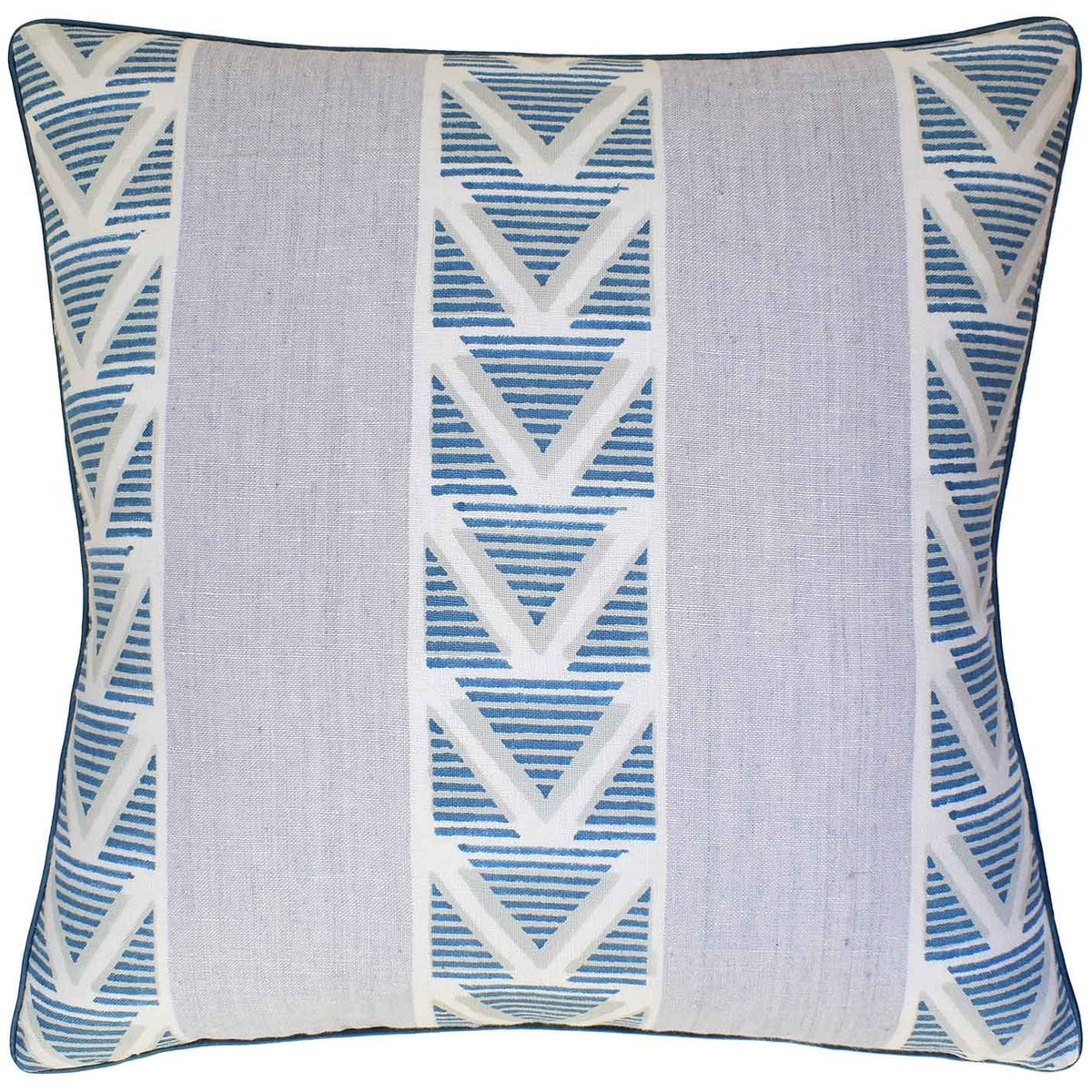 Ryan Studio Burton Stripe Blue Pillow Pillows