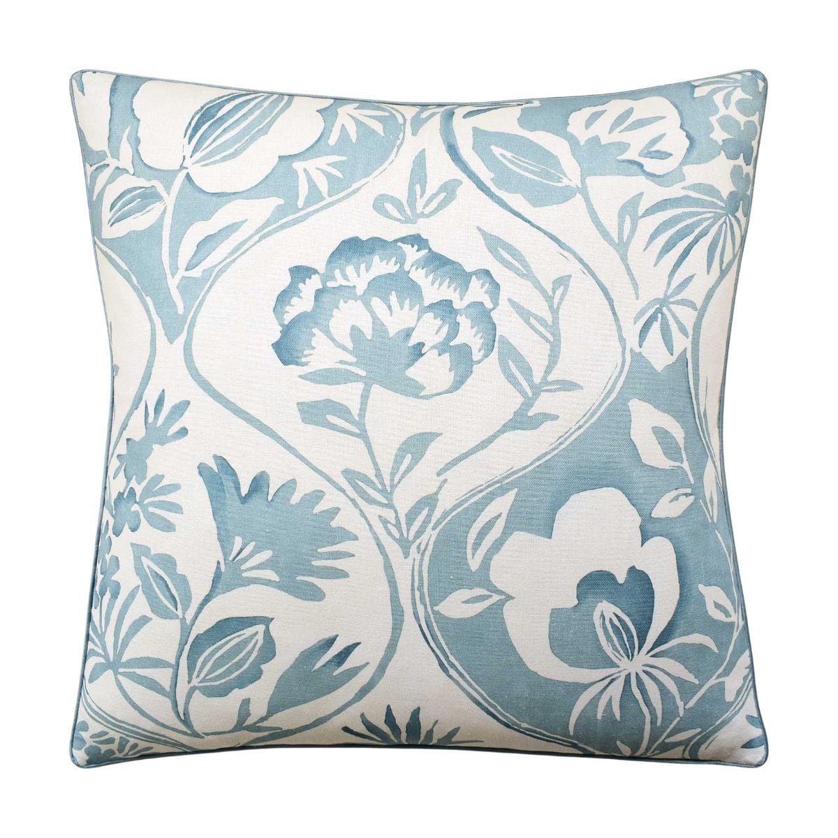 Ryan Studio Calathea Pillow - Aqua Throw Pillows 133-2938