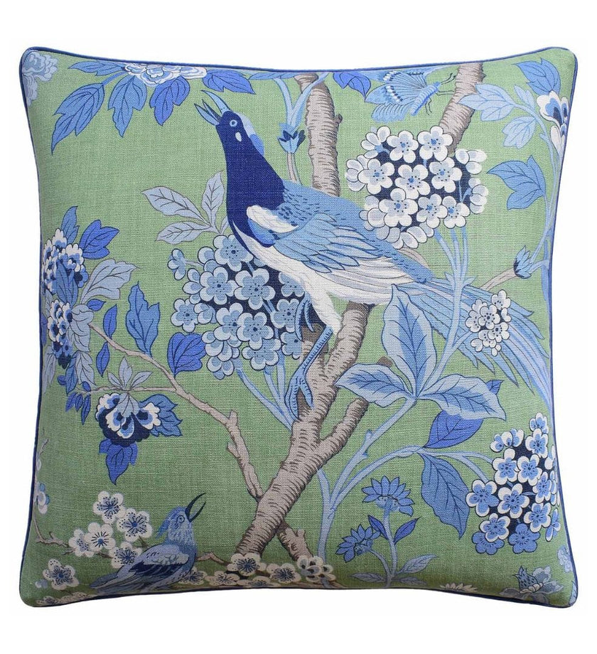 Hydrangea Bird Pillow