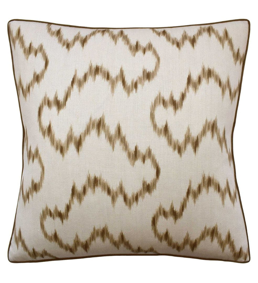 Mallorcan Ikat Pillow - Camel