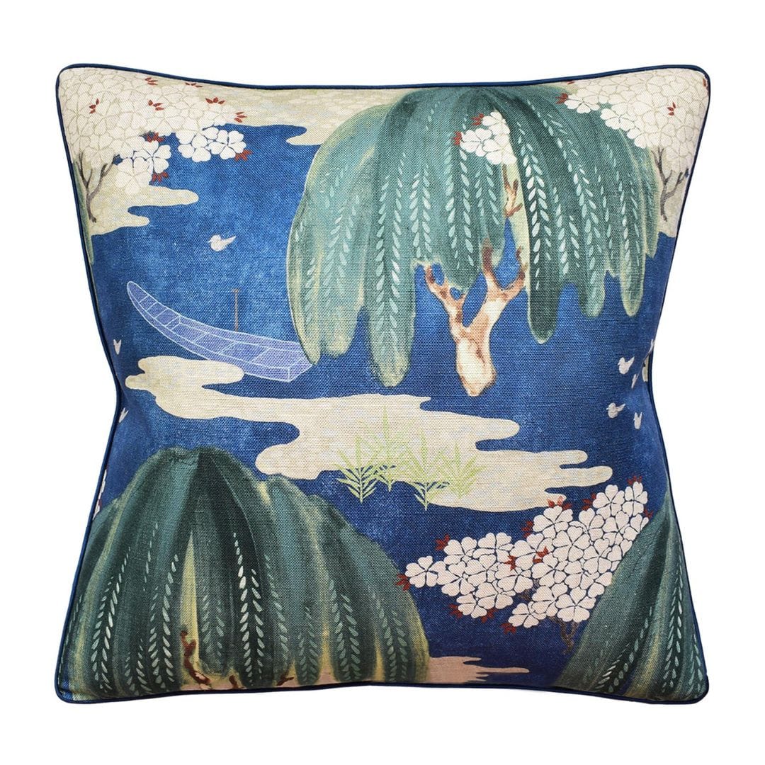 Ryan Studio Navy / 22 x 22 Willow Tree Pillow Pillows 133-3335
