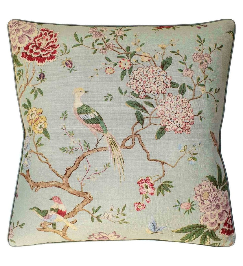 Oriental Bird Pillow