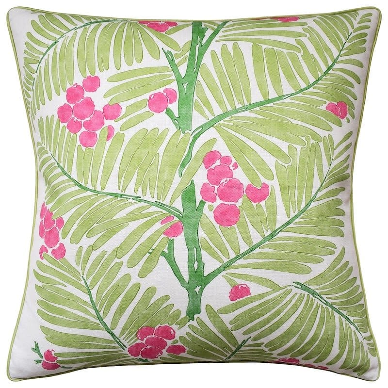 Ryan Studio Palmar Print Pillow in Spring Pillows 133-3930