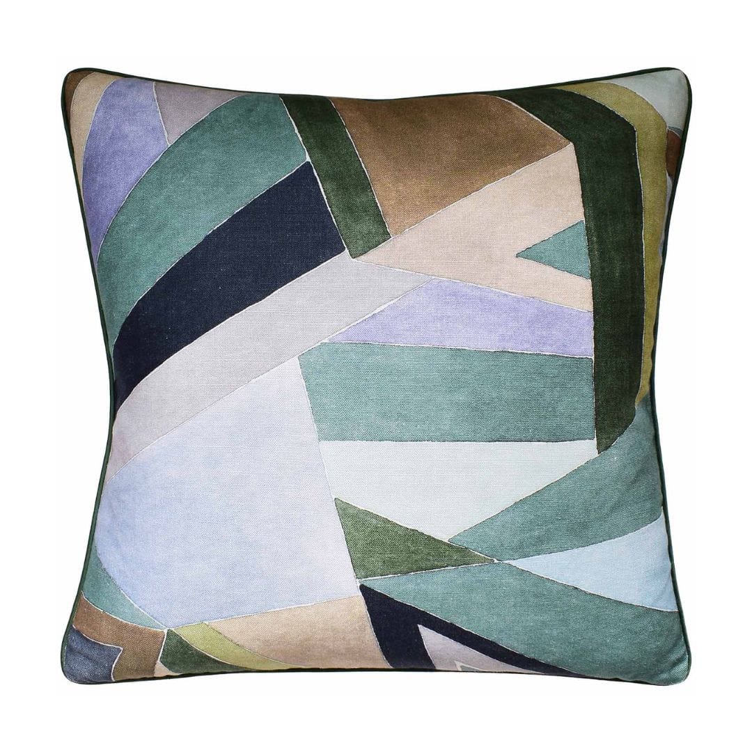 Ryan Studio Roulade Print Juniper/Buff Pillow Pillows