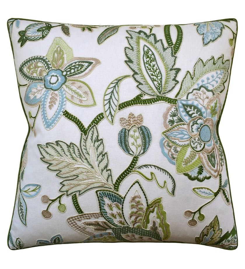 Sierre Emb Pillow - Pool