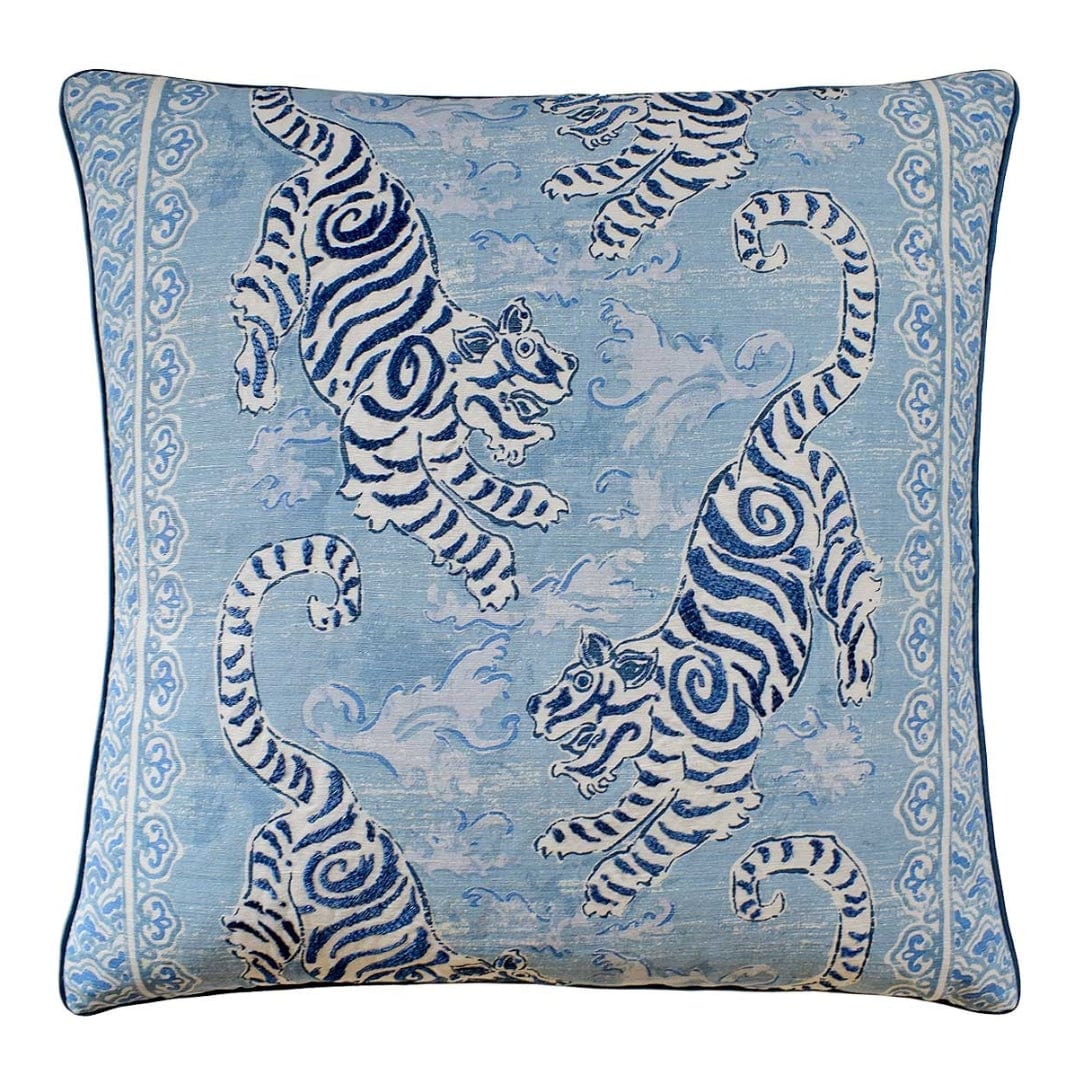 Bongol Print Pillow in Sky – Megan Molten