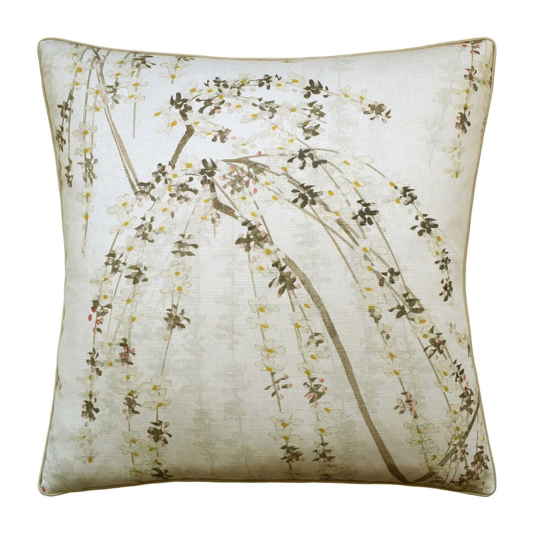 Ryan Studio White / 22 x 22 Weeping Blossom Pillow Pillows 133-2832