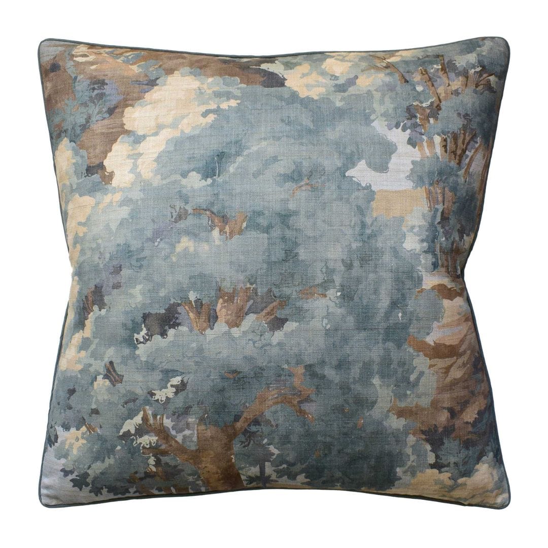 Ryan Studio Woodland Clearing Pillow - Spa Blue Pillows