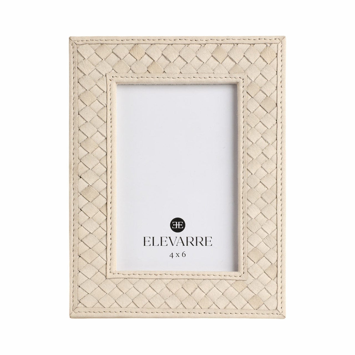 Sagebrook Home 4x6 Luanda Lether Photo Frame Picture Frames EV21410-01