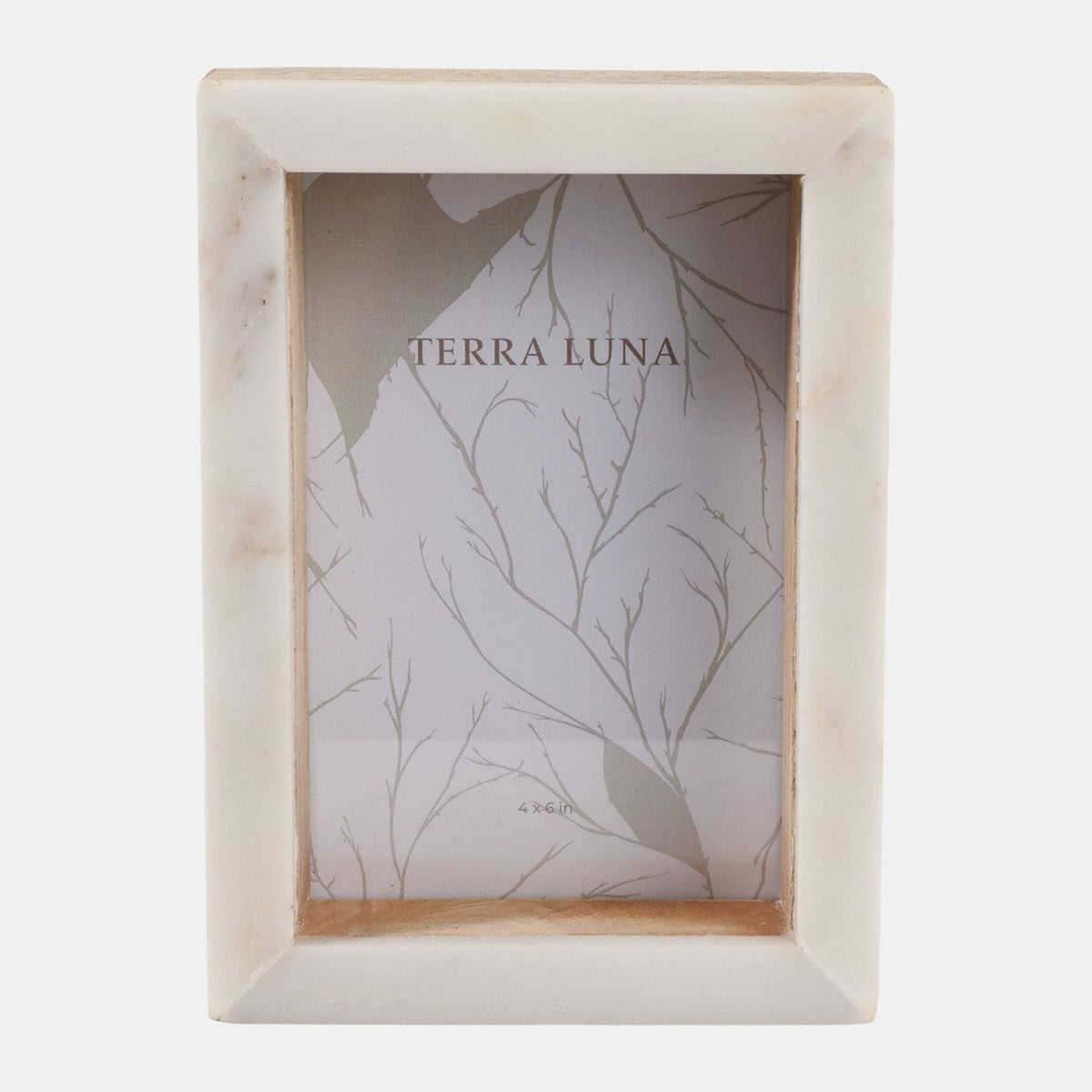 Sagebrook Home 4x6 Marble Block Photo Frame Picture Frames 22882-01