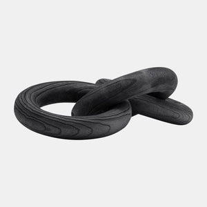 Sagebrook Home Black Wood Rings Decorative Objects 17383-05