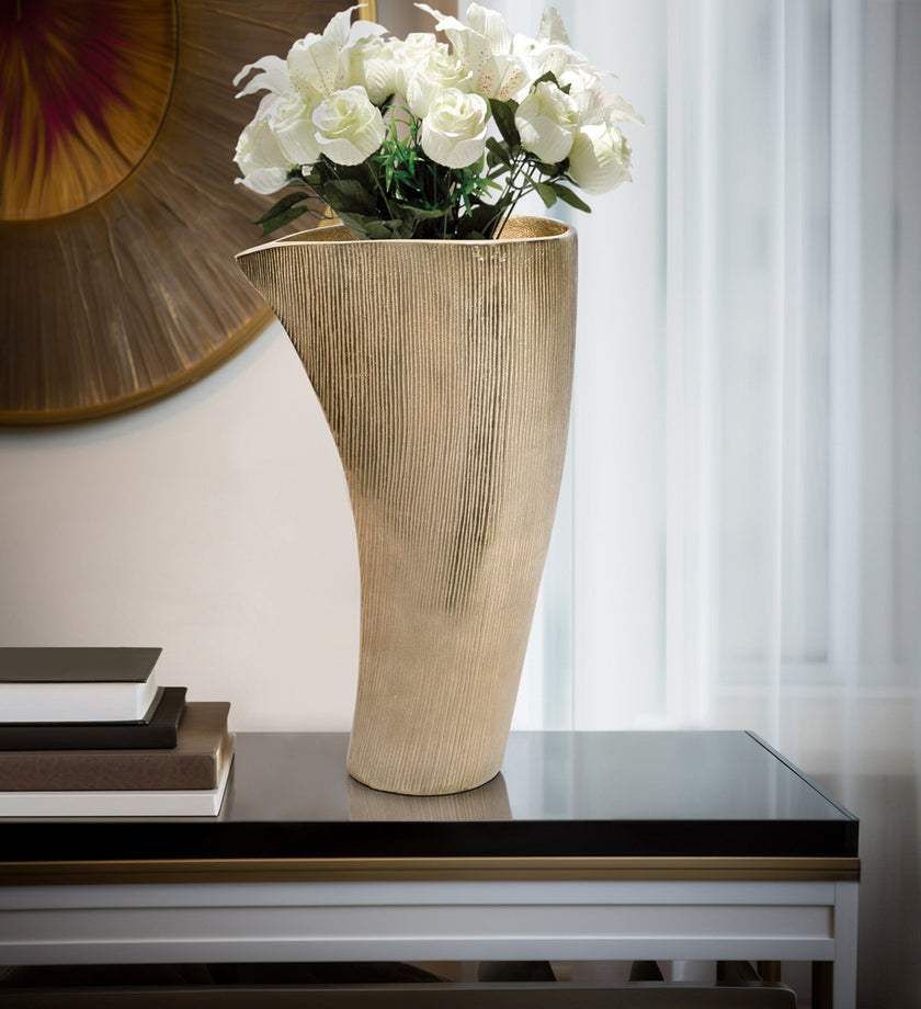 Corinth Metal Vase - secondary