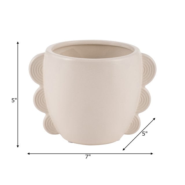 Sagebrook Home Dolomite Pot Pots & Planters 17961-01