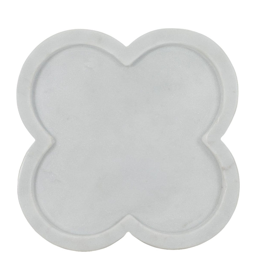 Dyer White Marble Trinket Tray