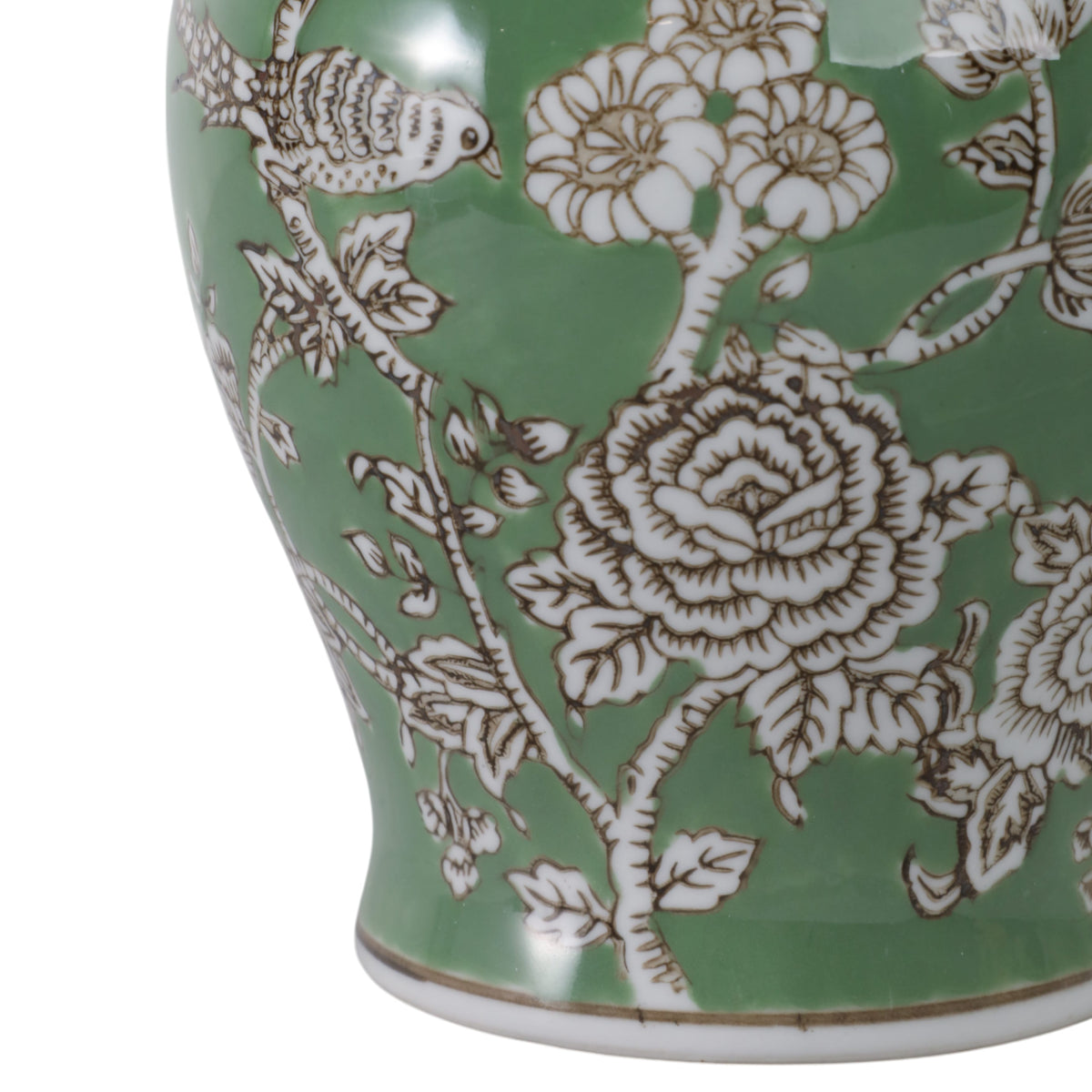 Sagebrook Home Eldredport Green Chinoiserie Decorative Jars