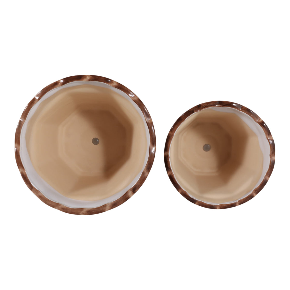 Sagebrook Home Enochfield Brown Planter Pots & Planters