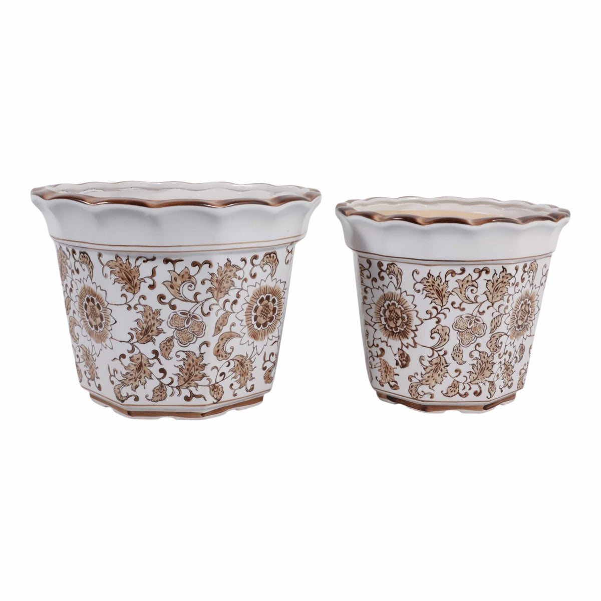 Sagebrook Home Enochfield Brown Planter Pots & Planters