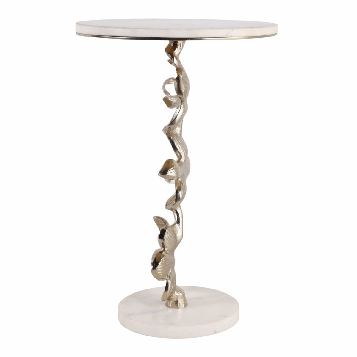 Sagebrook Home Ethanlake White Table Side Table EV23841