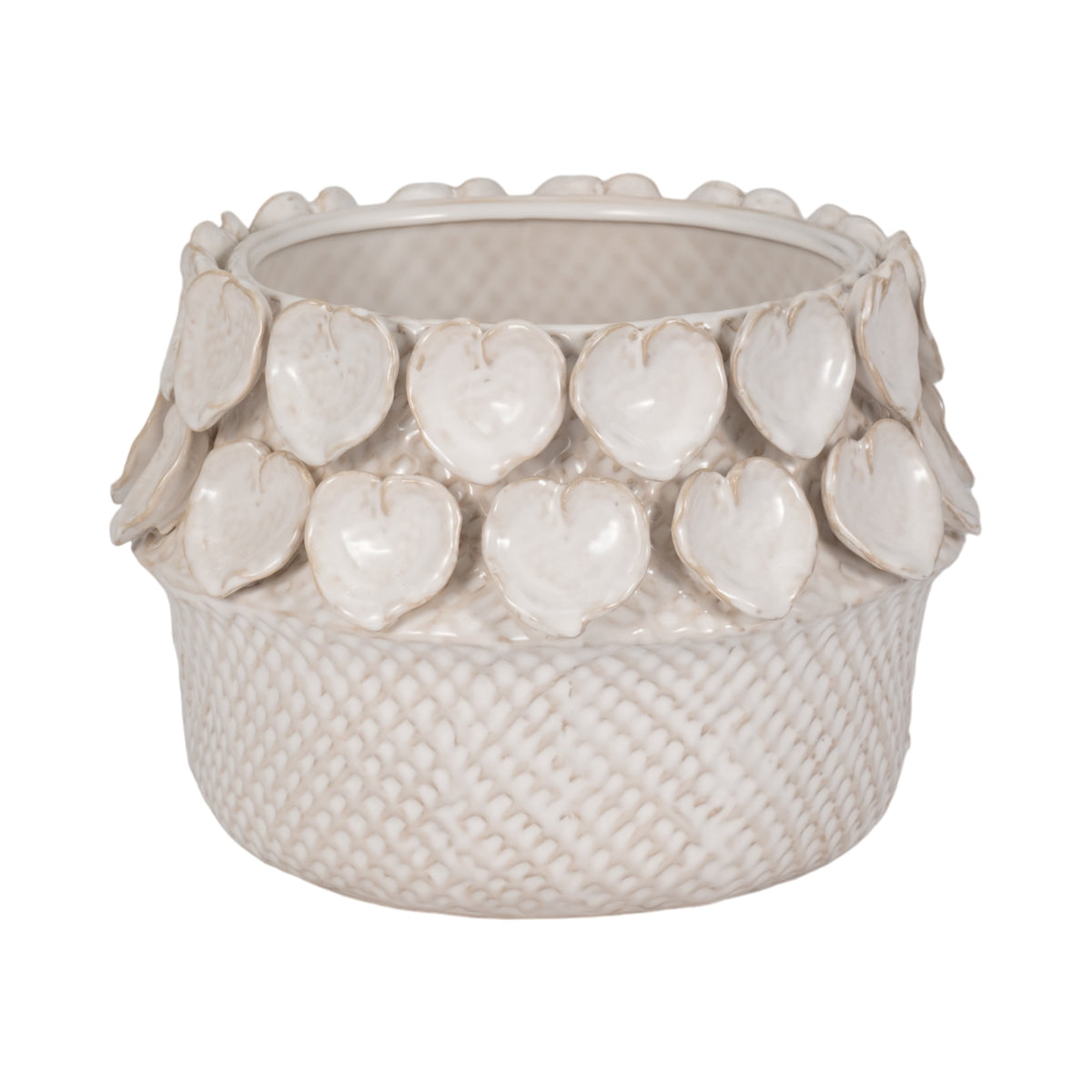Sagebrook Home Fallonrun Ivory Planter Pots & Planters 20246-03