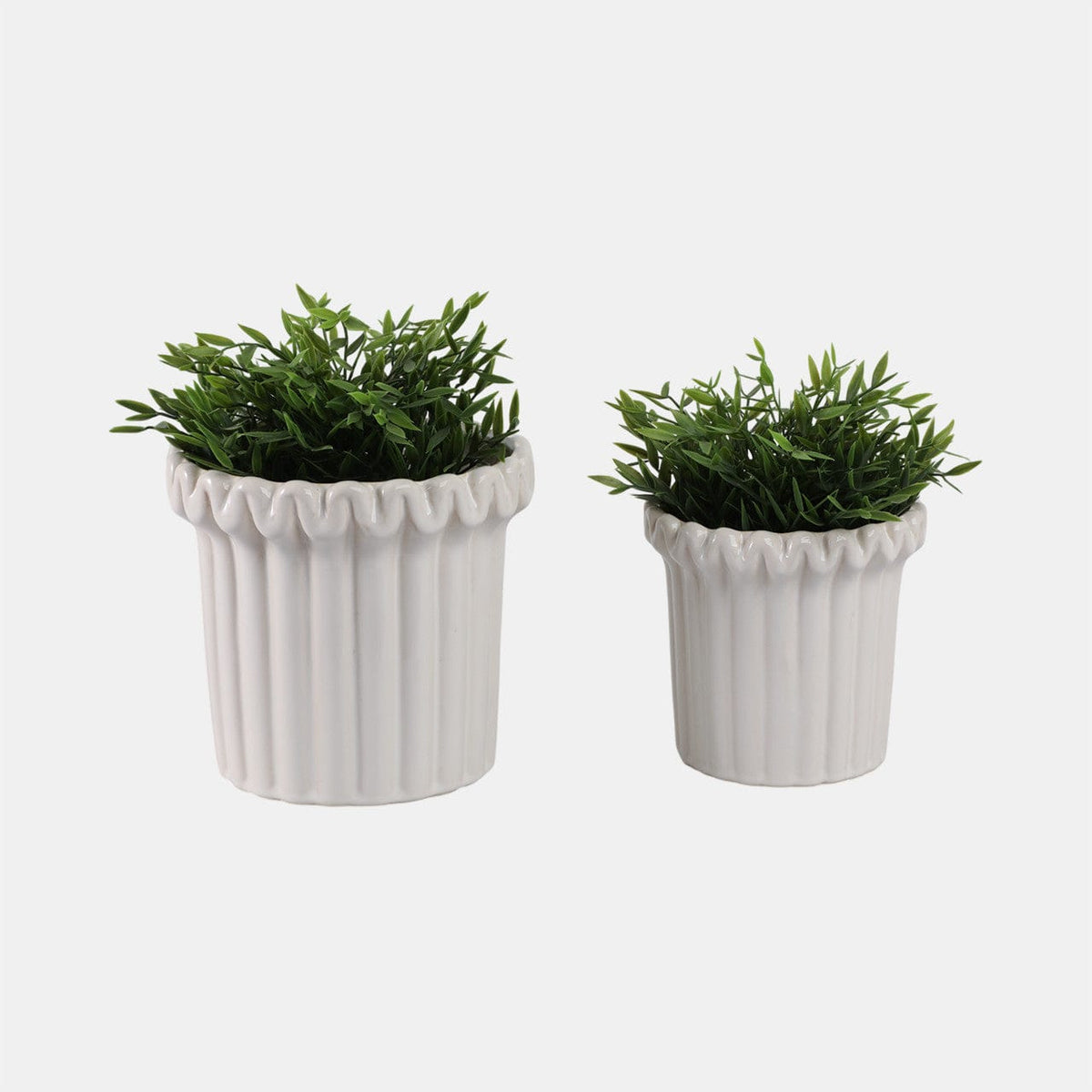 Sagebrook Home Fluted Planters Pots & Planters 21666-01