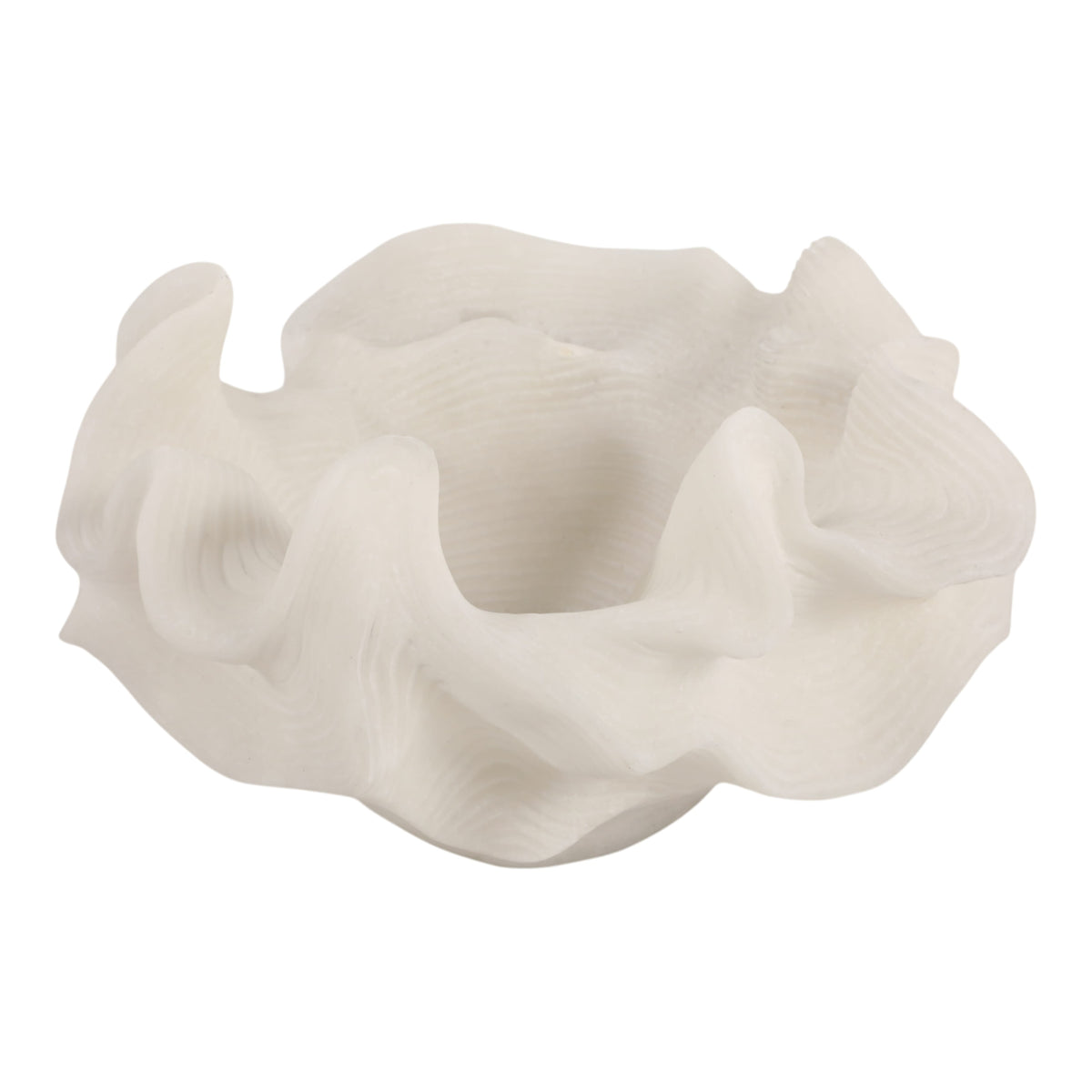 Sagebrook Home Garfieldoak White Bowl Decorative Bowls EV22826