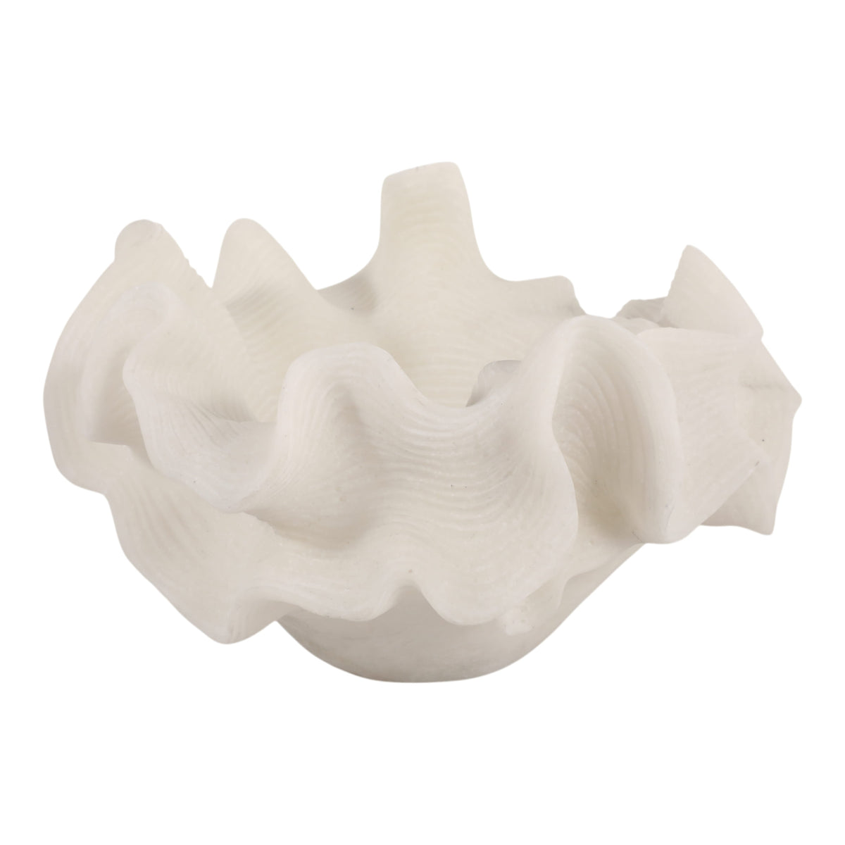 Sagebrook Home Garfieldoak White Bowl Decorative Bowls EV22826