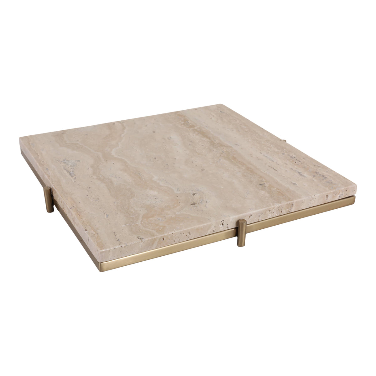 Sagebrook Home Gentryhaven Tan Tray Tray EV23524