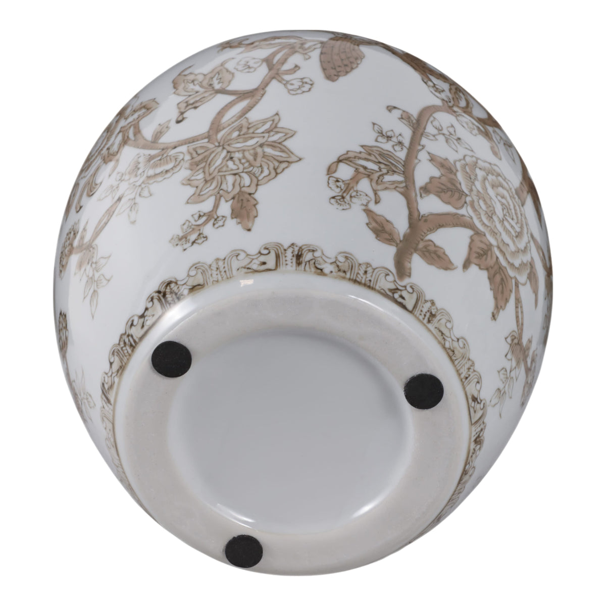 Sagebrook Home Gortonway Brown Chinoiserie Decorative Jars 22529