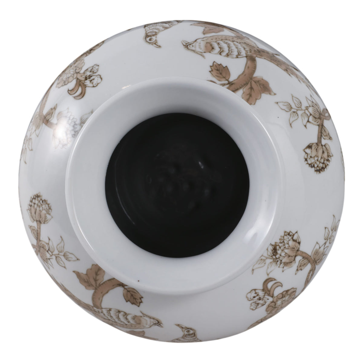 Sagebrook Home Gortonway Brown Chinoiserie Decorative Jars 22529