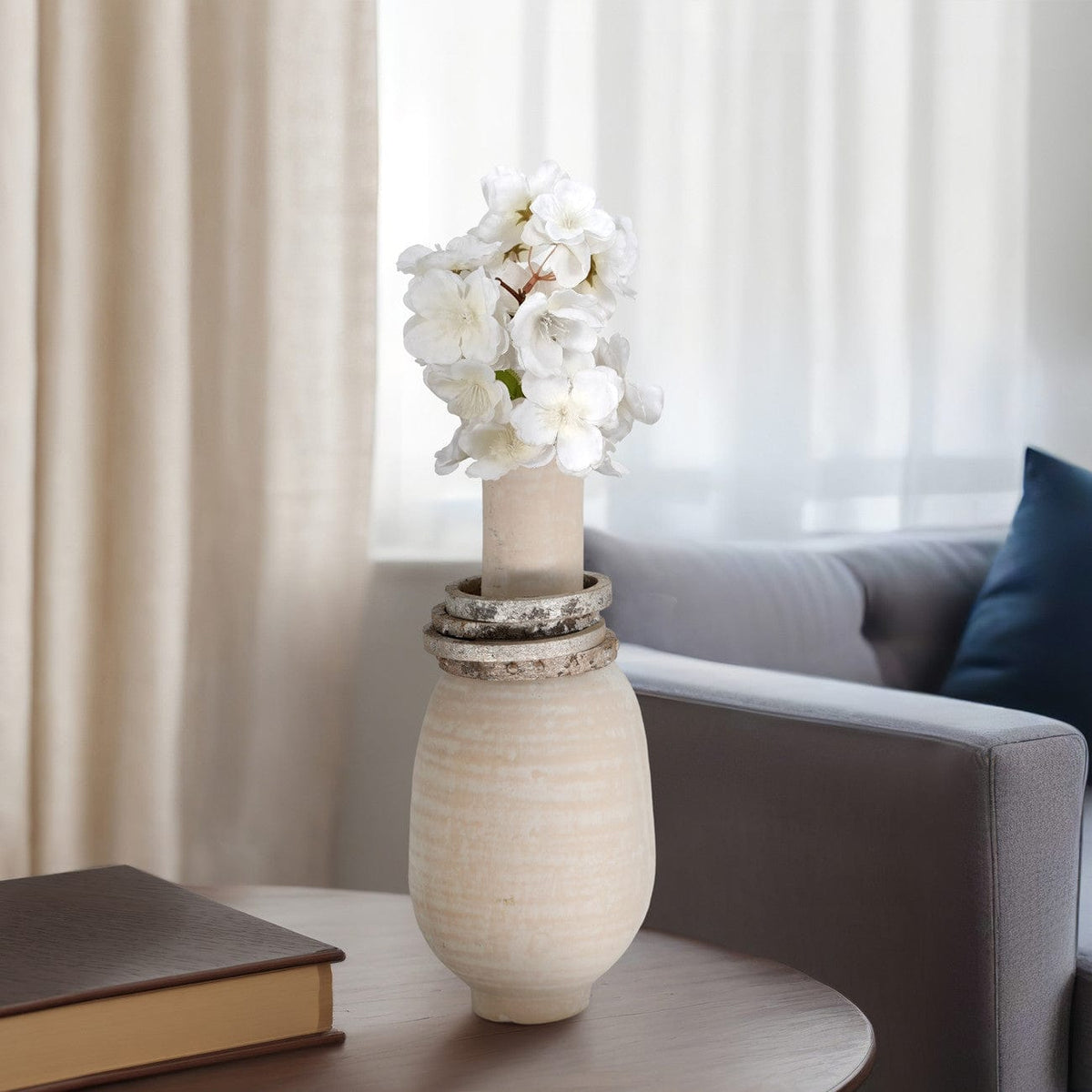 Sagebrook Home Grant Ecomix Vase Vase