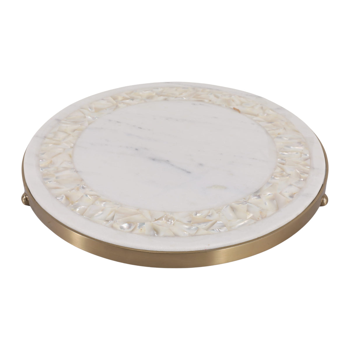 Sagebrook Home Haldenpark White Tray Tray EV23520