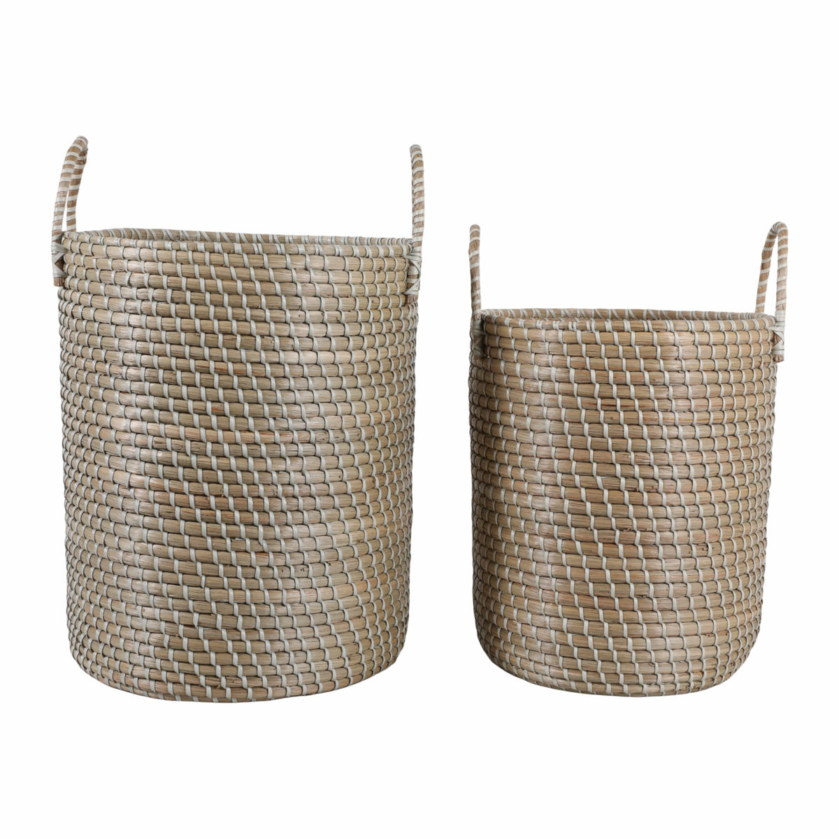 Sagebrook Home Hatcherbeach Brown Storage Baskets
