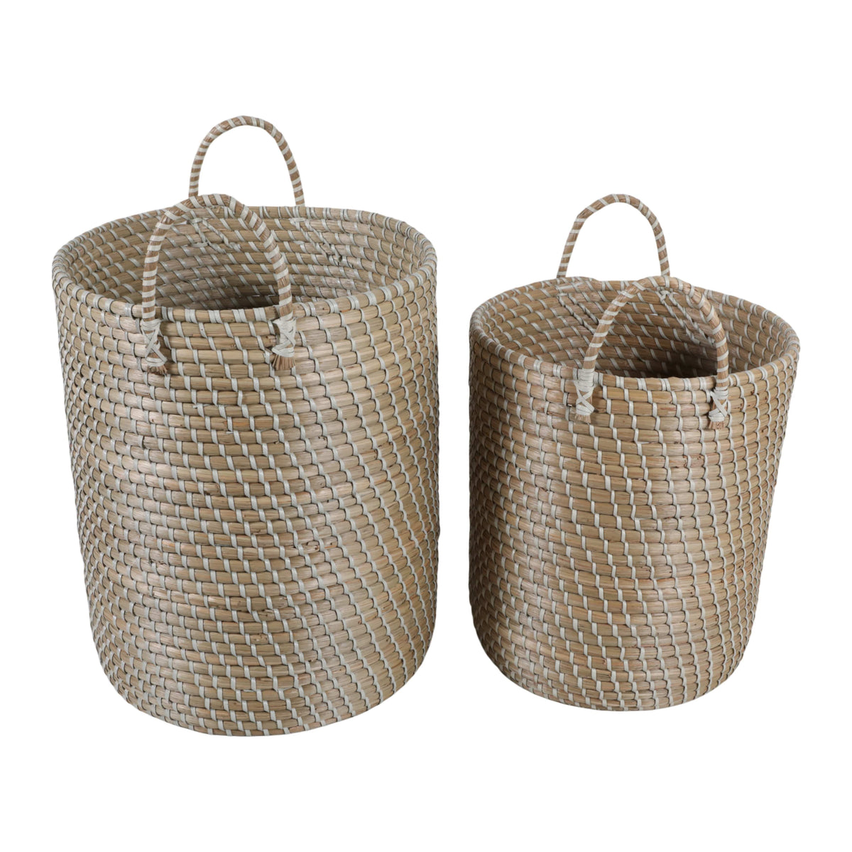Sagebrook Home Hatcherbeach Brown Storage Baskets