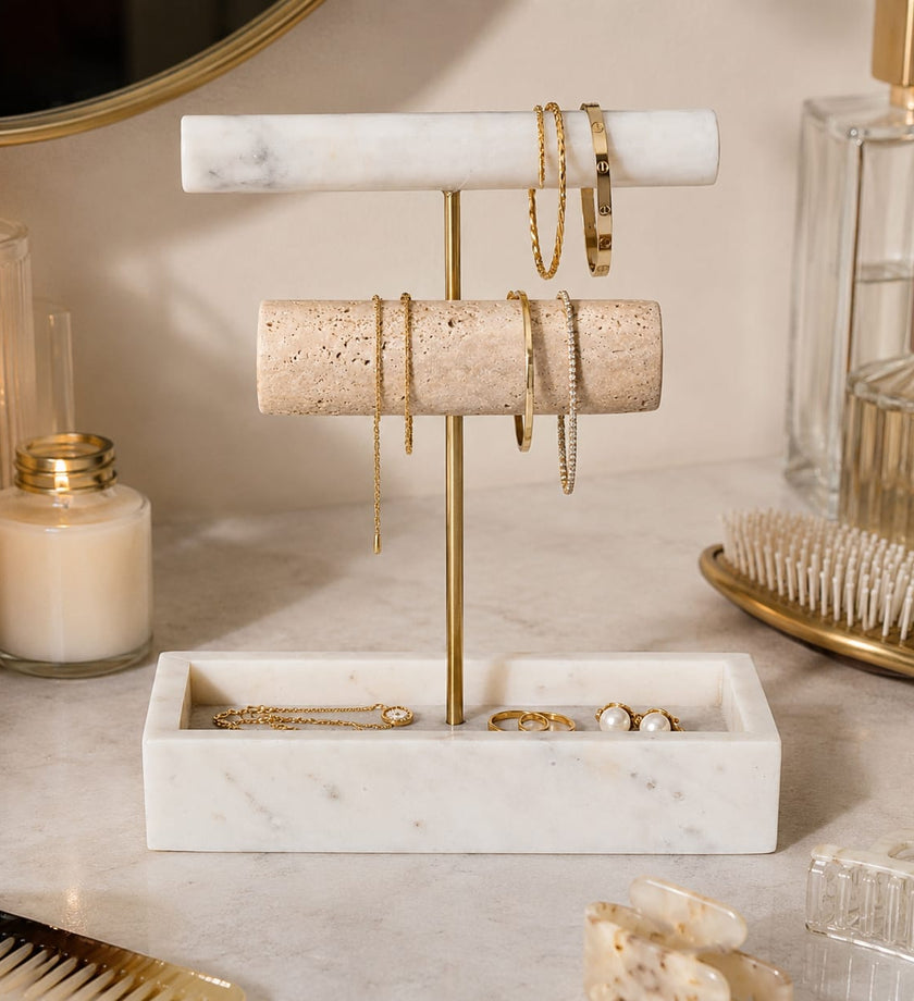 Holcombmoor White Jewelry Stand - secondary