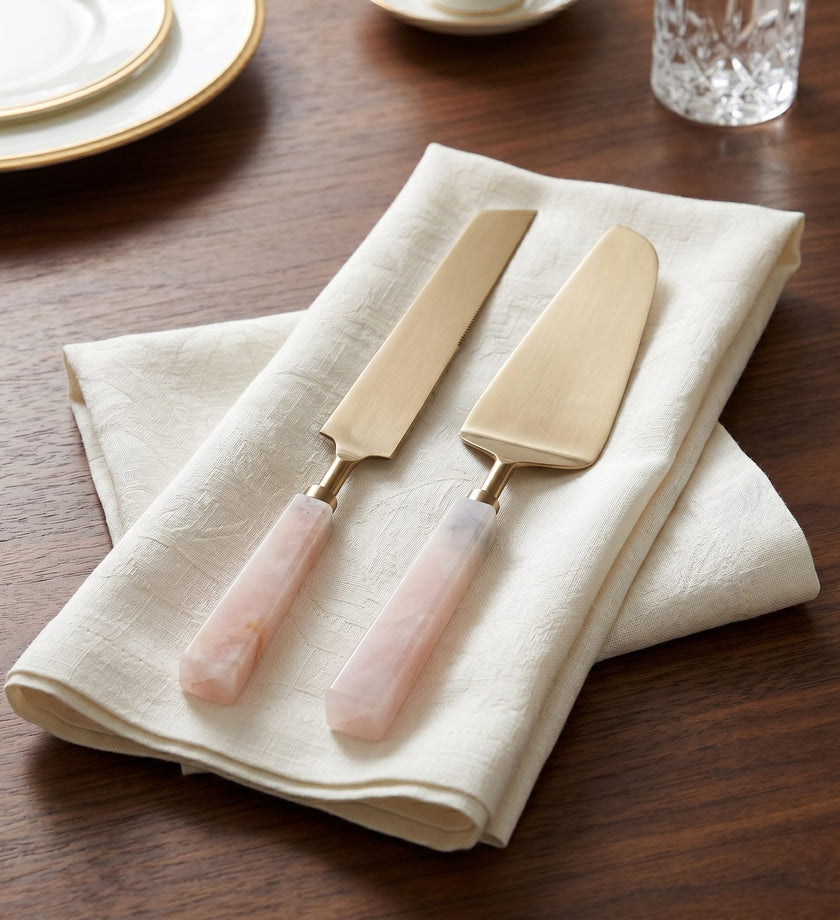 Isleview Set of 2 Gold Serveware - secondary