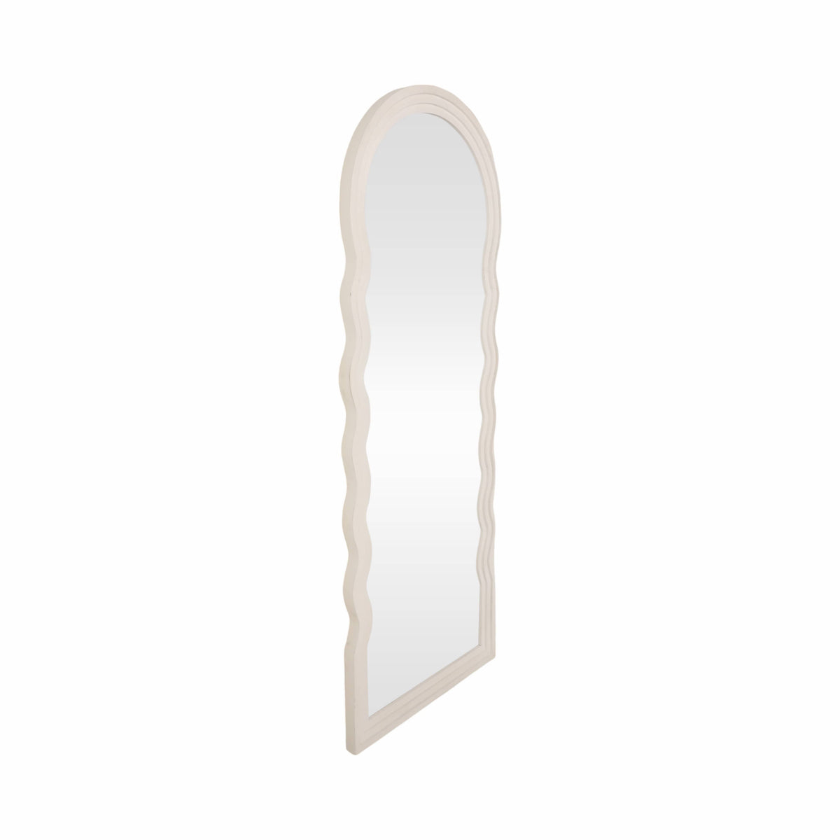 Sagebrook Home Kellerwick White Mirror Floor Mirrors 20598-01