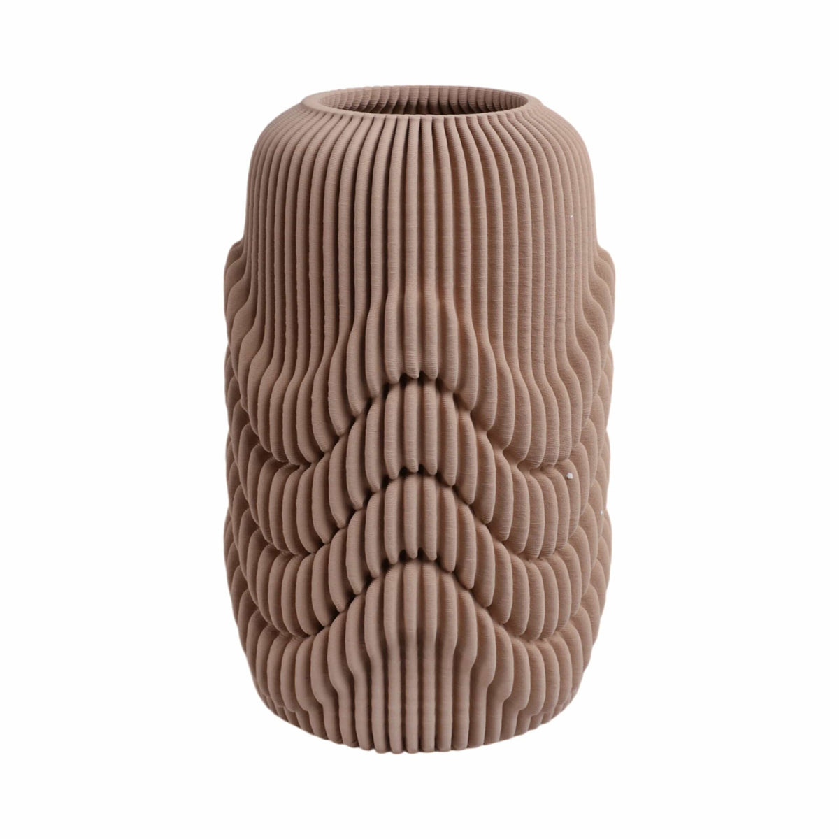 Sagebrook Home Large Ethos 3D Printed Porcelain Vase Vase EV21295-02