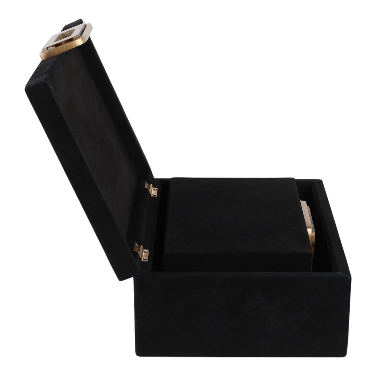 Sagebrook Home Lawton Suede Box Decorative Boxes