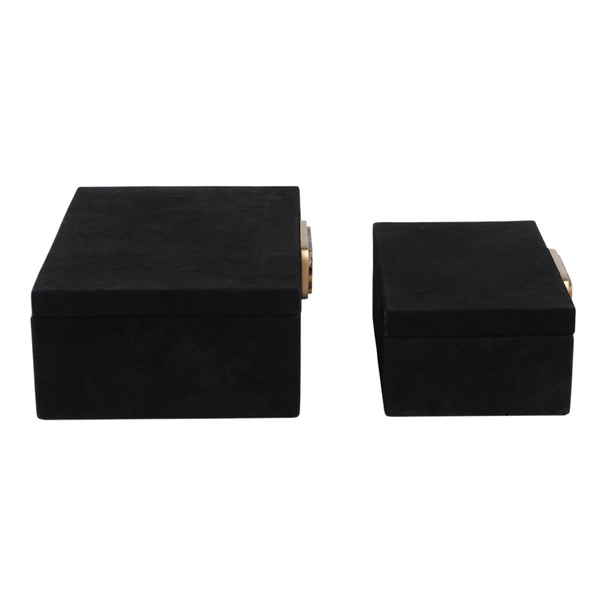 Sagebrook Home Lawton Suede Box Decorative Boxes