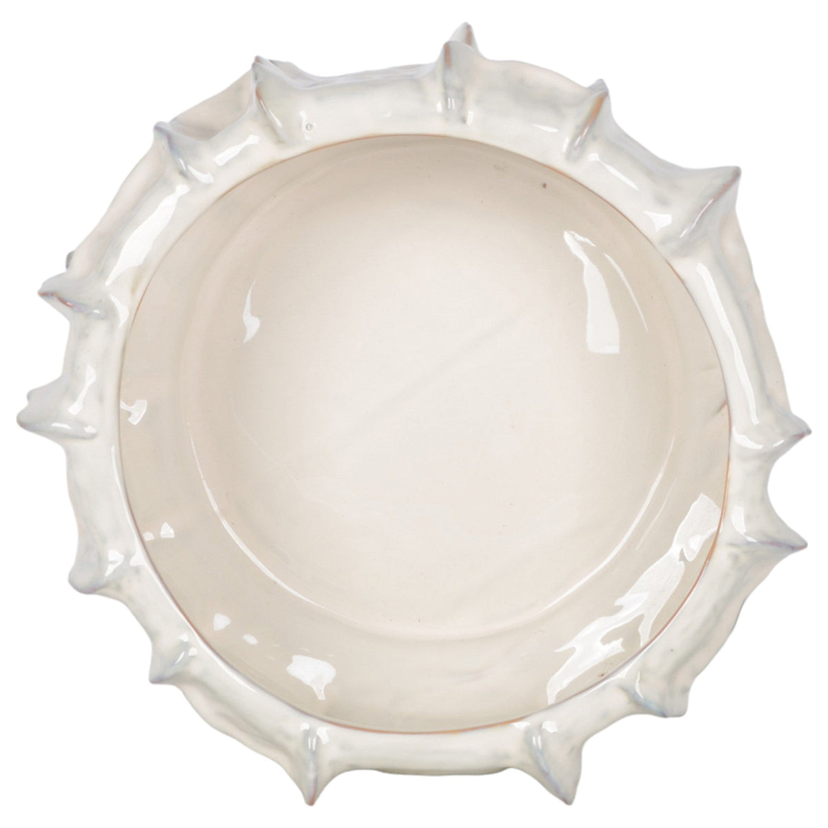 Sagebrook Home Leoben White Bowl Bowl EV21700