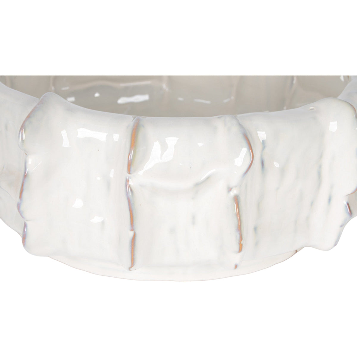 Sagebrook Home Leoben White Bowl Bowl EV21700