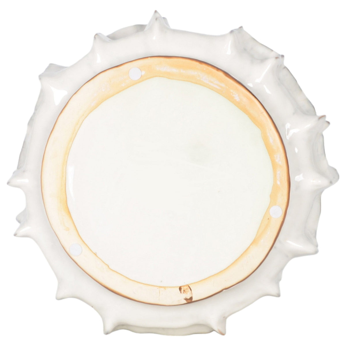 Sagebrook Home Leoben White Bowl Bowl EV21700