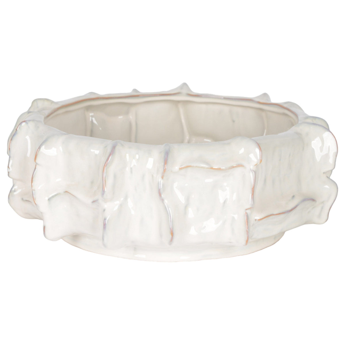 Sagebrook Home Leoben White Bowl Bowl EV21700