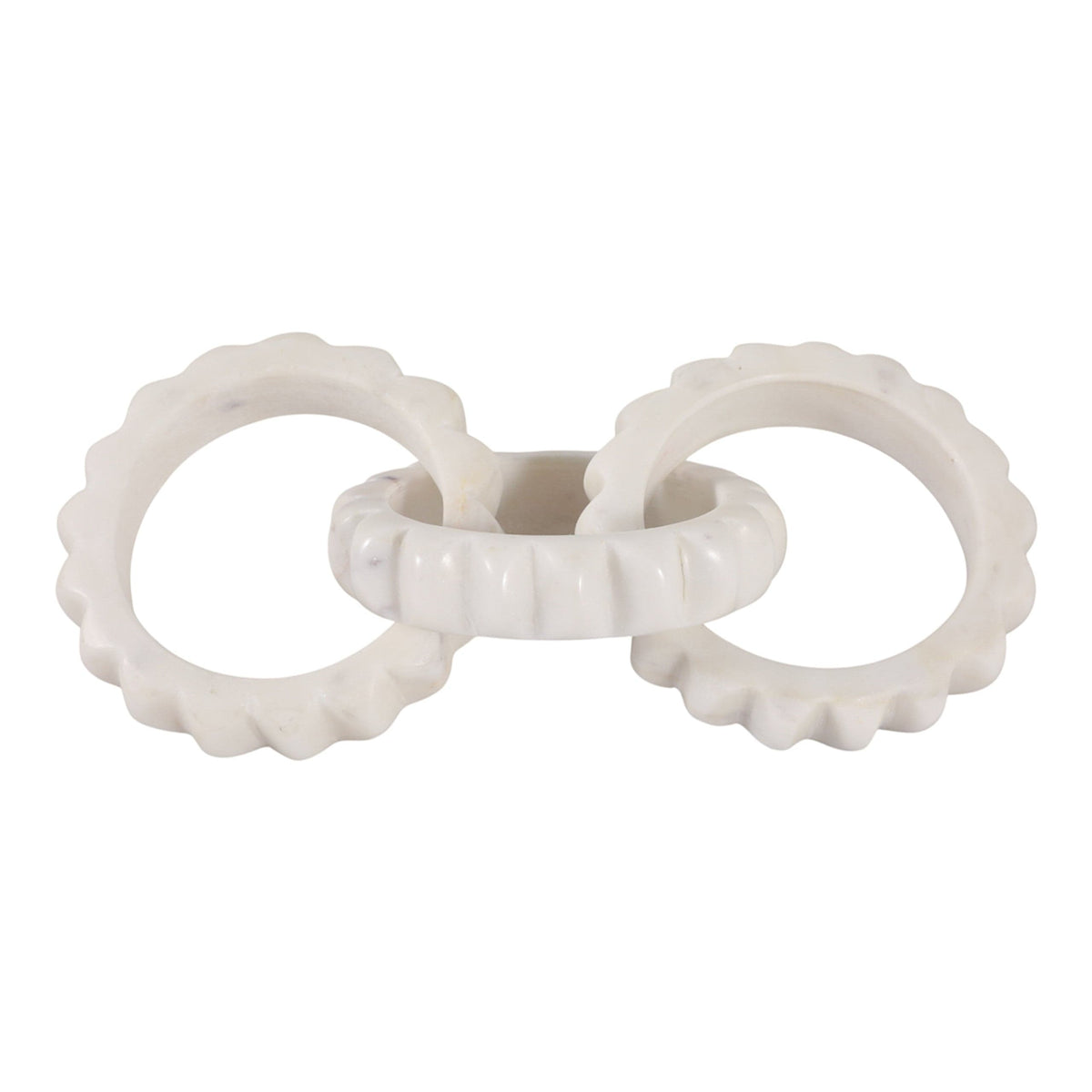 Sagebrook Home Lonna Carved Marble Chain Object Decorative Objects EV22727