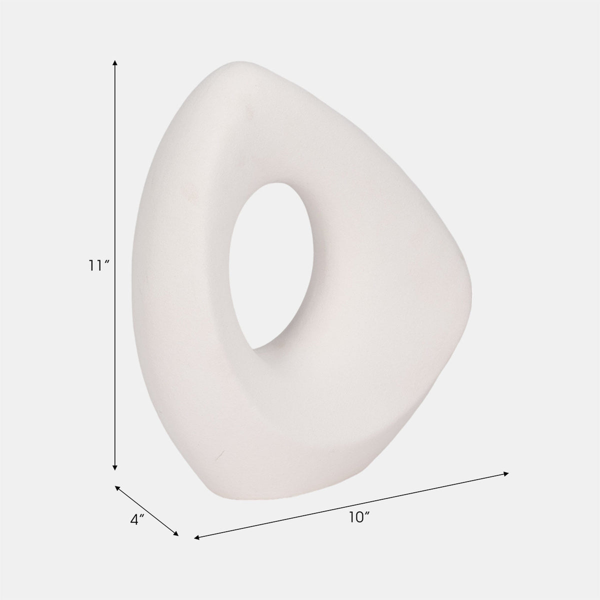 Sagebrook Home Lopsided Open Cut Out Vase Vase