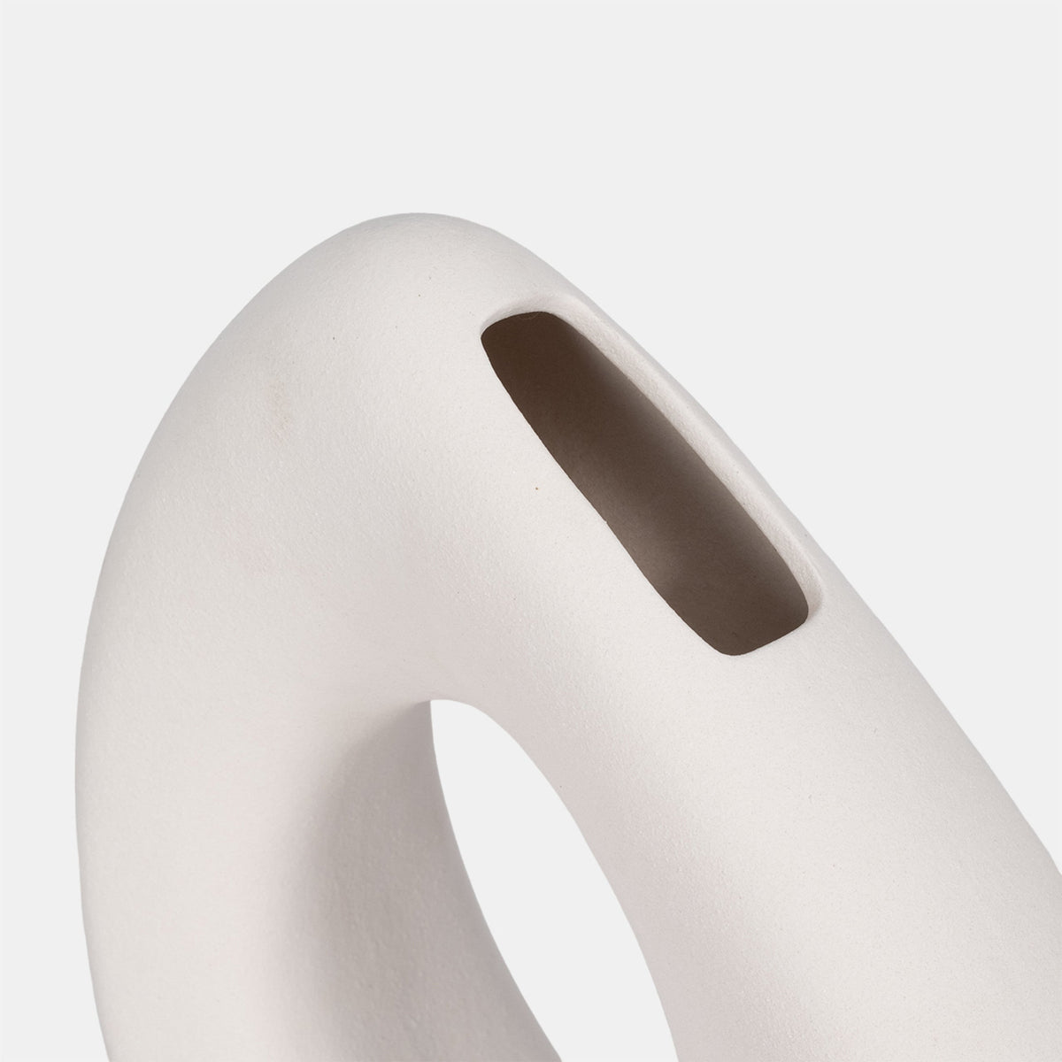 Sagebrook Home Lopsided Open Cut Out Vase Vase