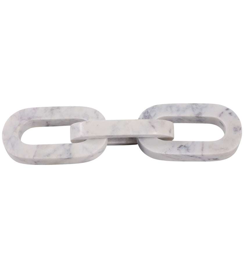 Louvine Carved Marble Chain Object